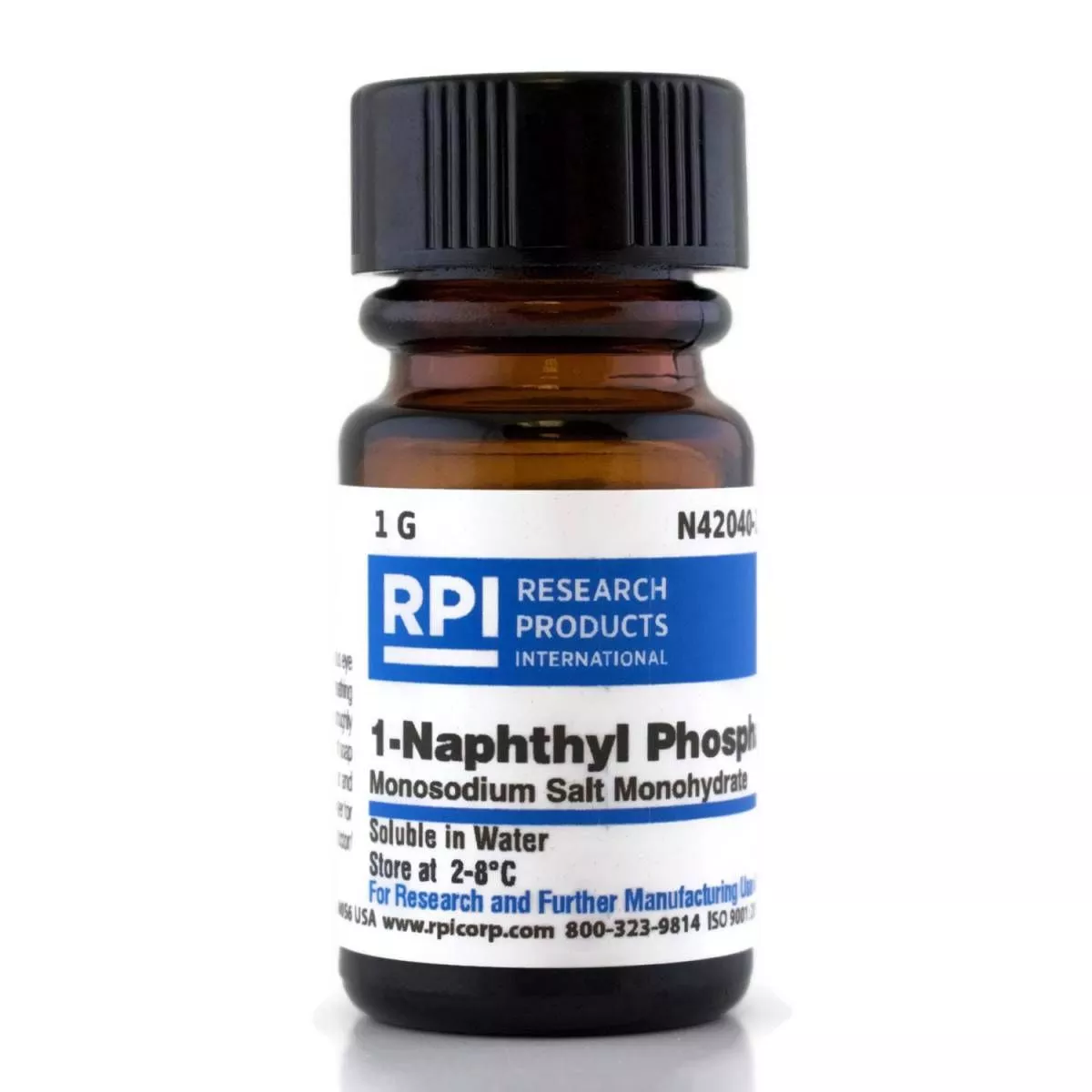 1-Naphthyl Phosphate MonosodiumSalt Monohydrate, 1 Gram RP-N42040-1.0