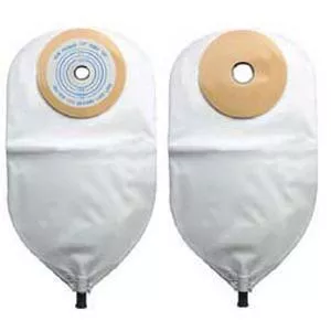 1-Piece Post-Op Urinary Pouch Cut-to-Fit Deep Convex 3/4" x 1-1/2" Oval