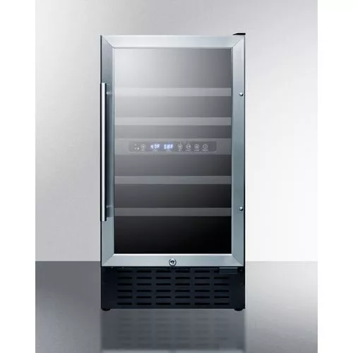18" Wide Built-In Wine Cellar,ADA CompliantDoor Swing RHD , GlassSummit SWC182ZCSSADA