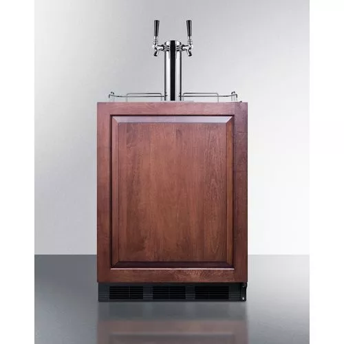 24" Wide Built-In Kegerator,ADA Compliant (Panel Not Included)Door Swing RHD , Panel ReadySummit SBC58BLBIADAIF