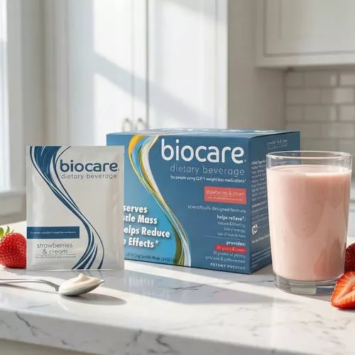 30G Protein Strawberries & Cream Biocare Dietary Beverage (14-Count)