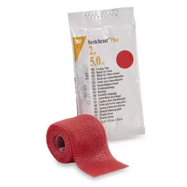 3M - 3m Scotchcast Plus - 82002R - Tape, Cast Scotchcast 2 X 4 Yds Red