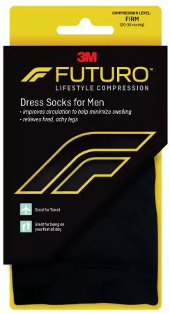 3M - 71035Blen - Sock, Compression Futuro Dressmens Blk Med