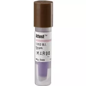 3M Attest™ Biological Indicator for Steam Sterilizer with Test Pack for Gravity and Vacuum, Brown Cap
