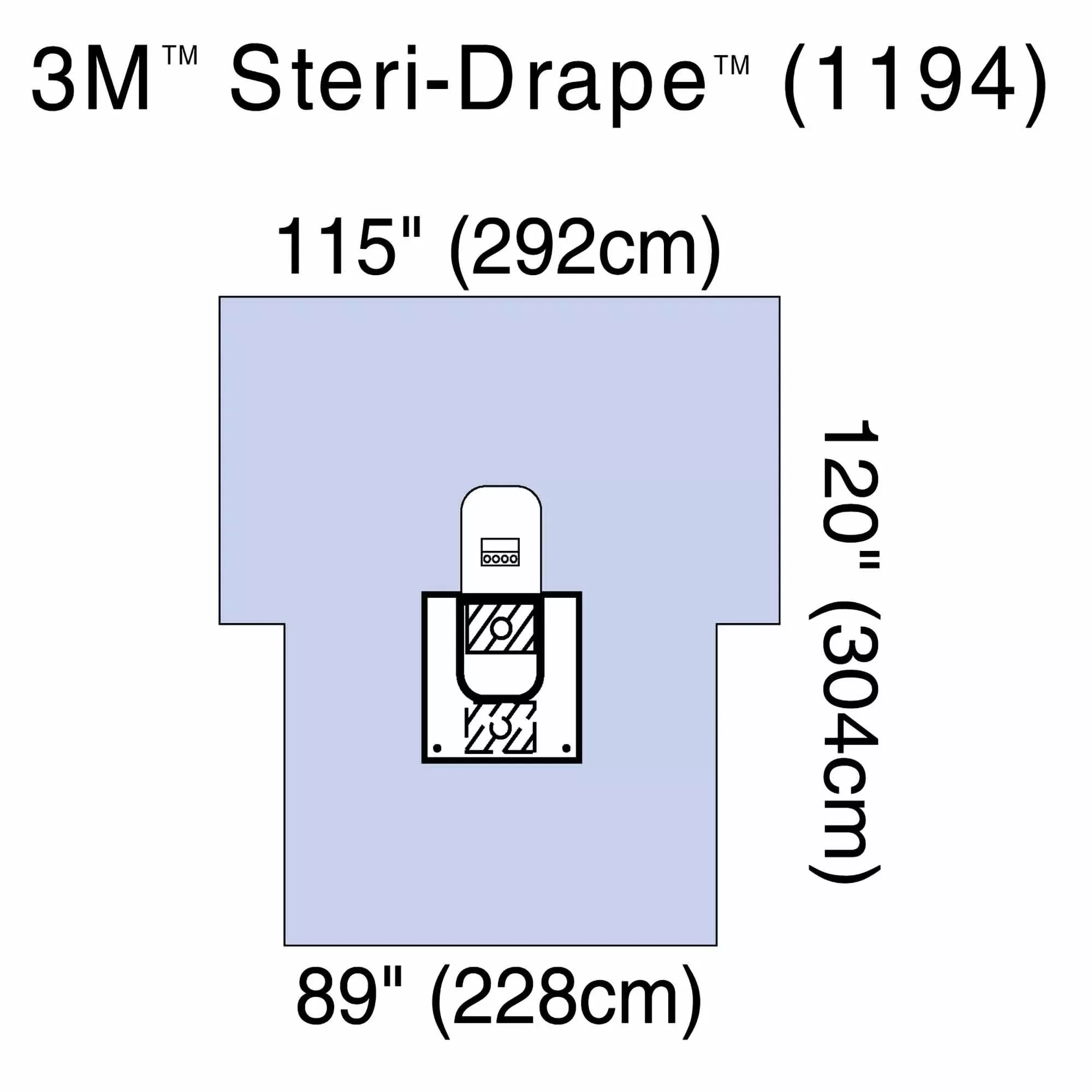 3M™ Steri-Drape™ Sterile Arthroscopy Drape with Pouch, 89 x 125 Inch