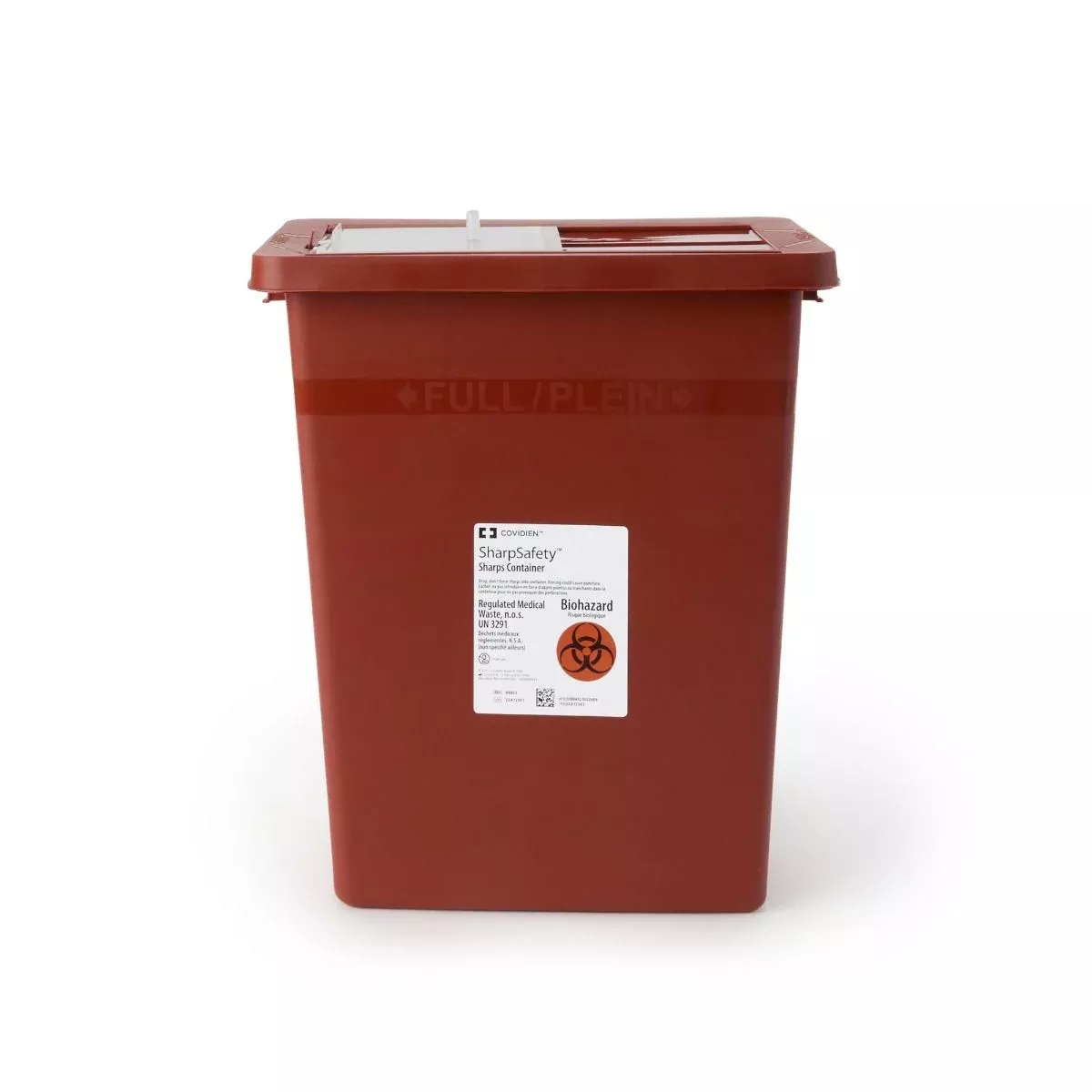 8 Gallon Red SharpSafety Sharps Container with Slide Lid 8980S