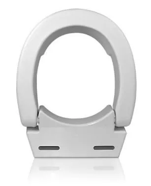 Ableware Hinged Elevated Standard or Elongated Toilet Seat