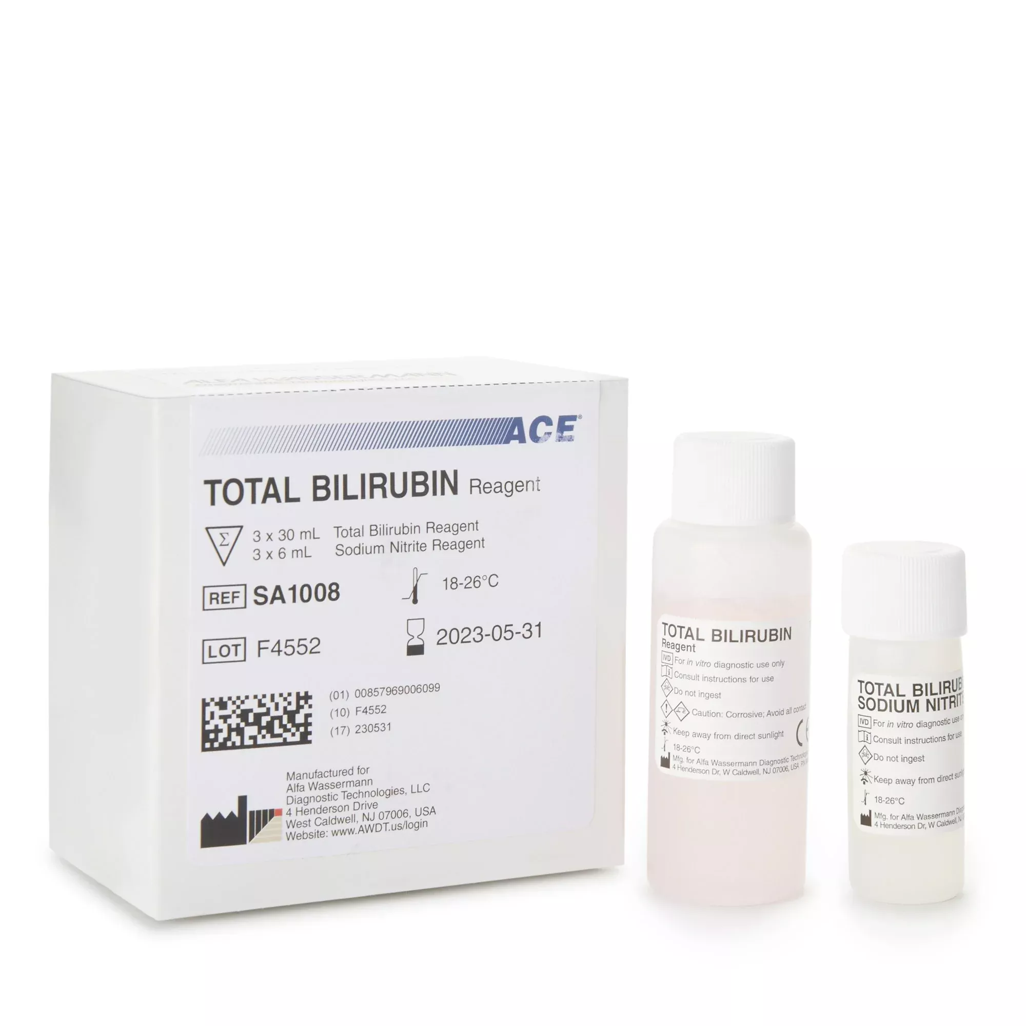 Ace General Chemistry Reagent for Total Bilirubin test