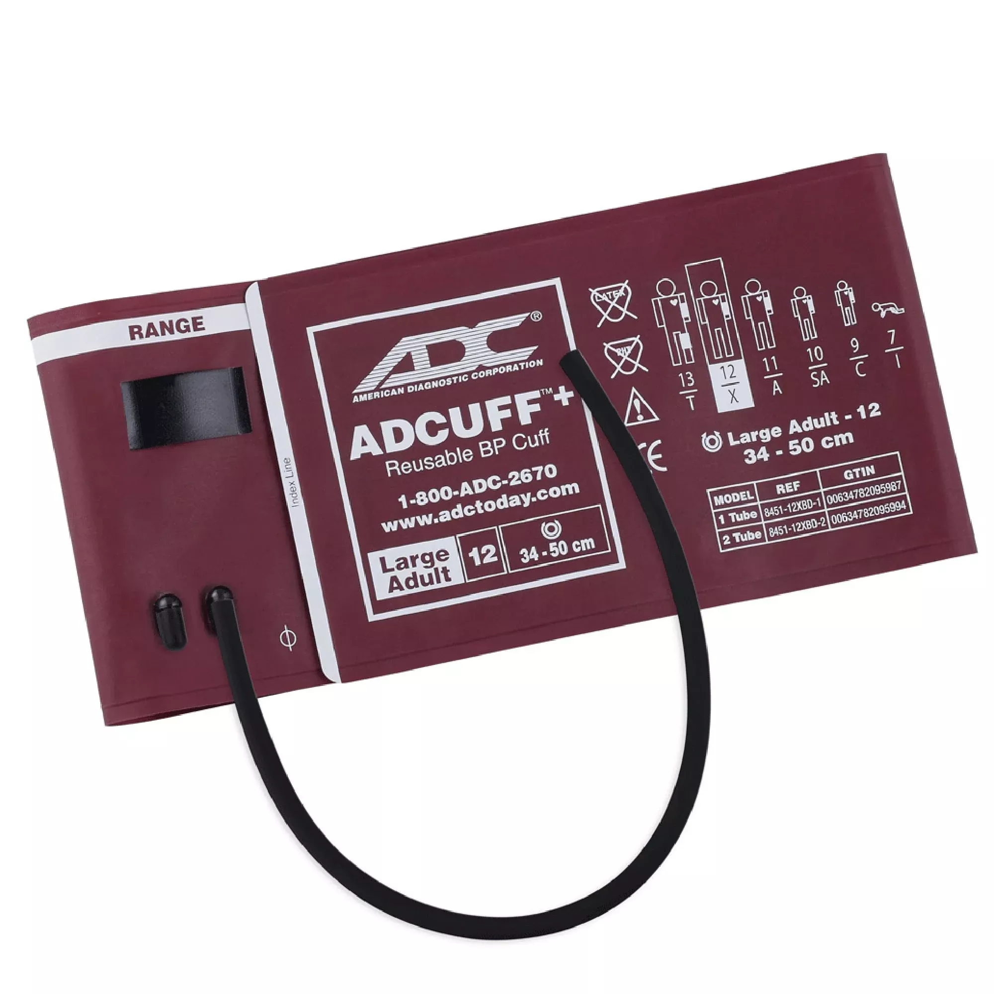 Adcuff™ Cuff, 1-Tube Bladder