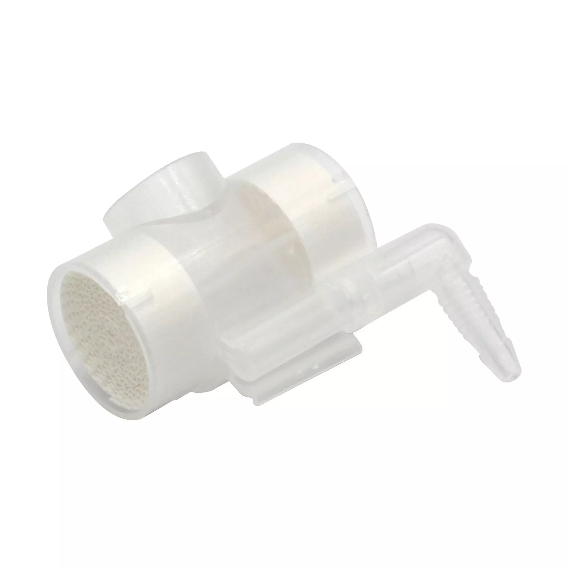 Adult Tracheal HME with Suction Port and Oxygen Port