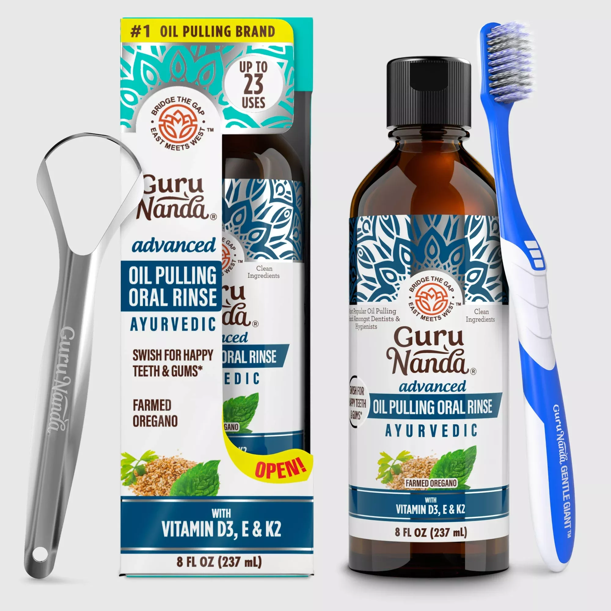 Advanced Oil Pulling with Sesame & Oregano – 8 fl. oz.