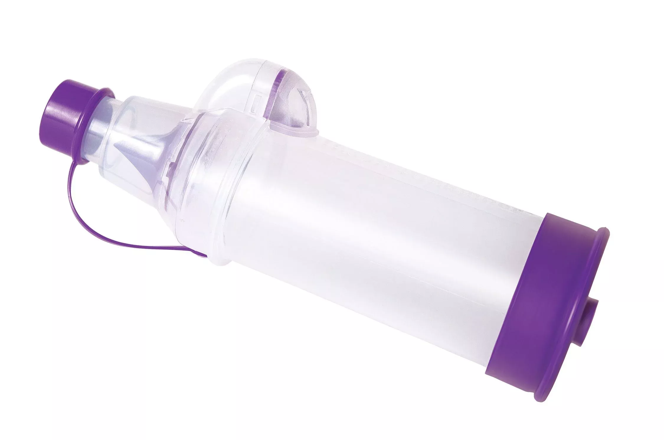 Aersol Pocket Chamber Used With Asthma Inhaler