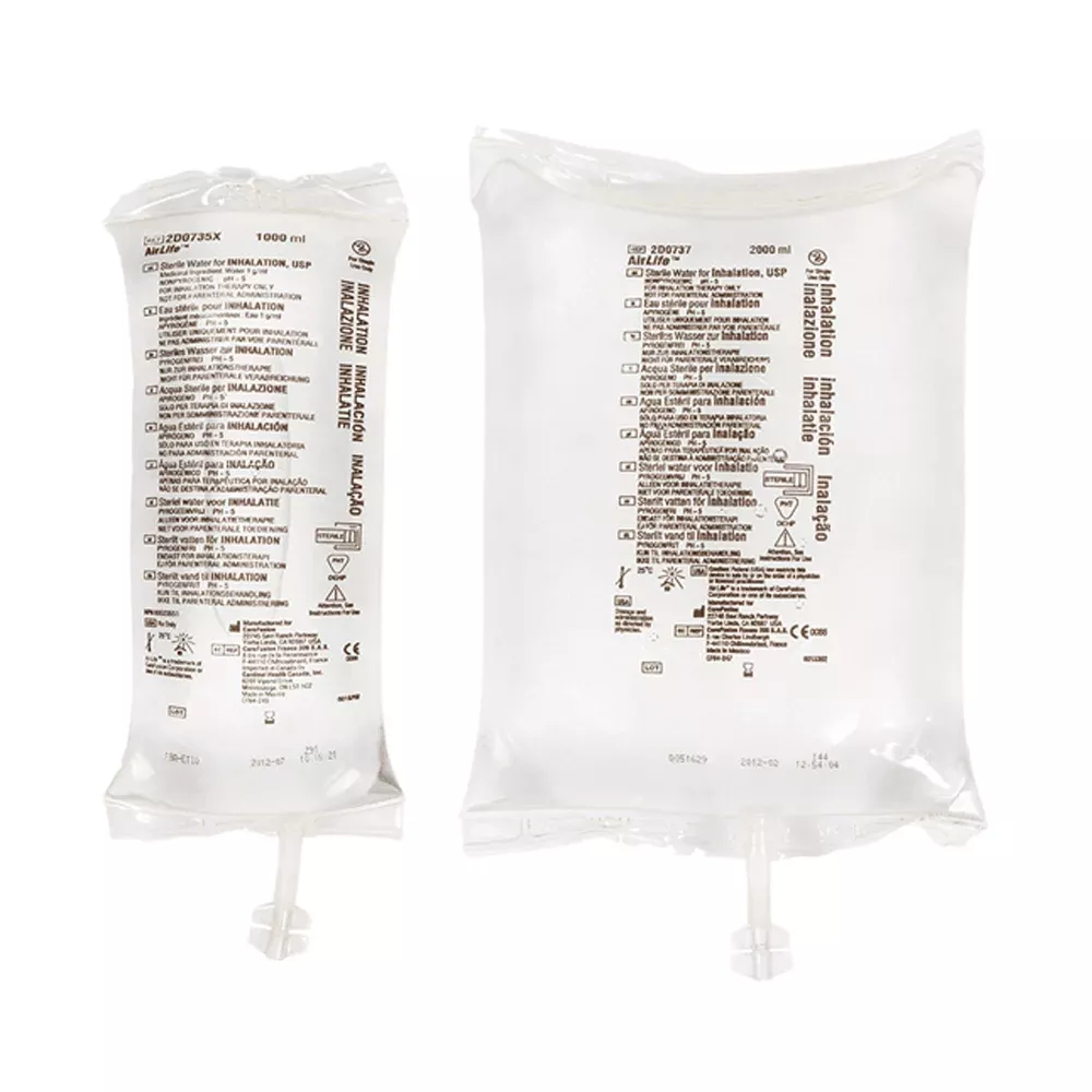 Airlife Respiratory Therapy Sterile Water Inhalation Solutions