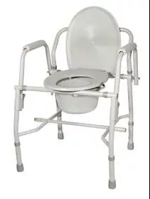 Alimed Commode Chair Alimed Fixed Arm Steel Frame Back Bar 14 Inch Seat Width - M-864887-145 - Each