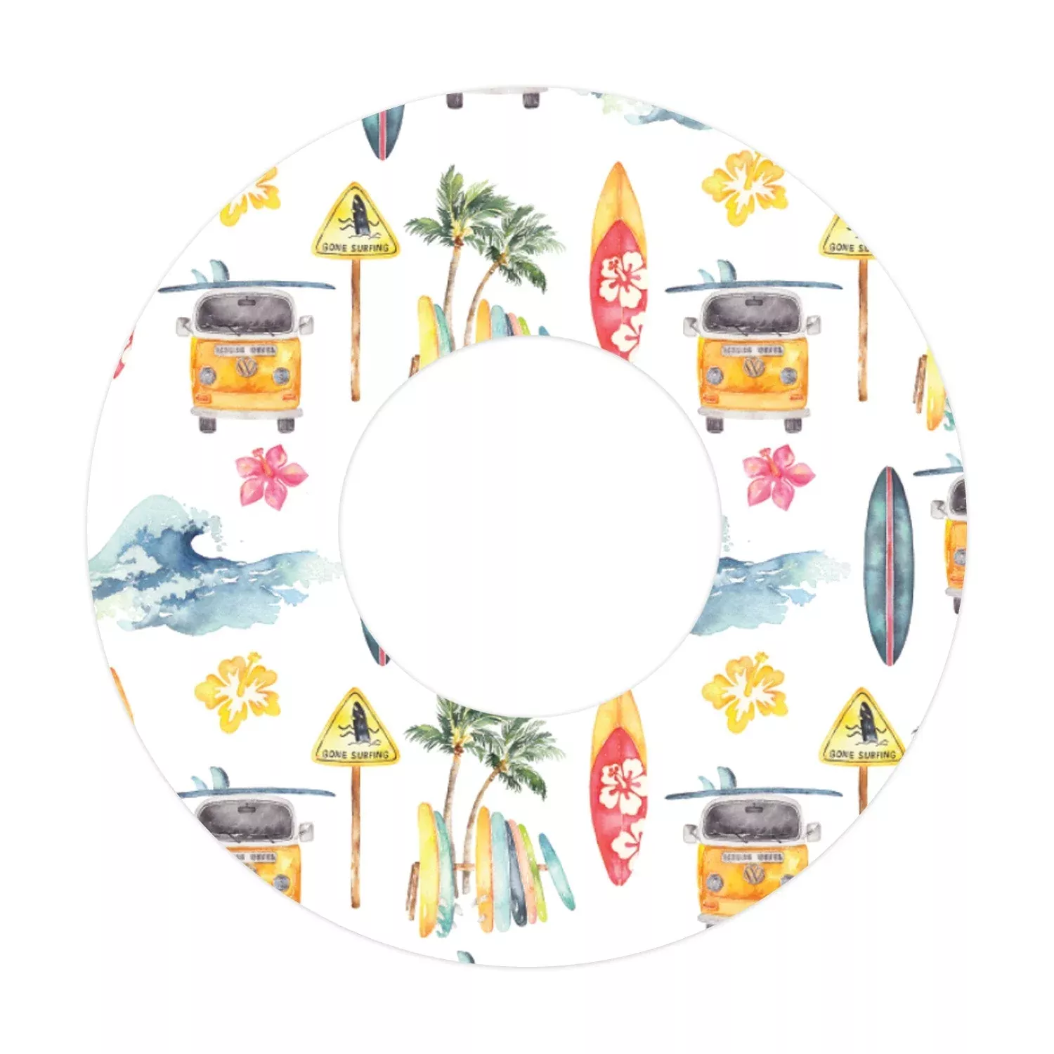 Aloha Surf PatchTape Designed for the FreeStyle Libre 2