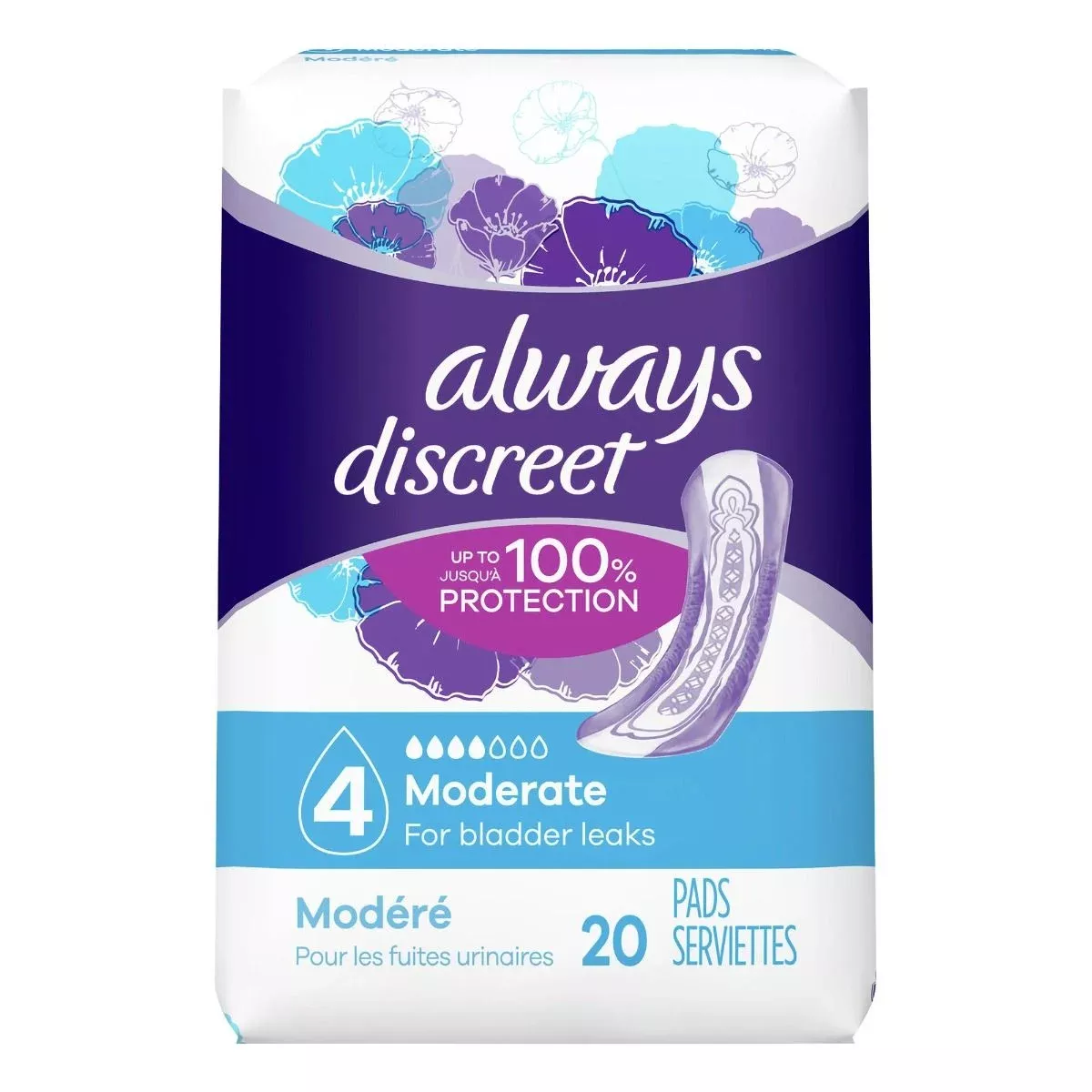 Always Discreet Incontinence Liners