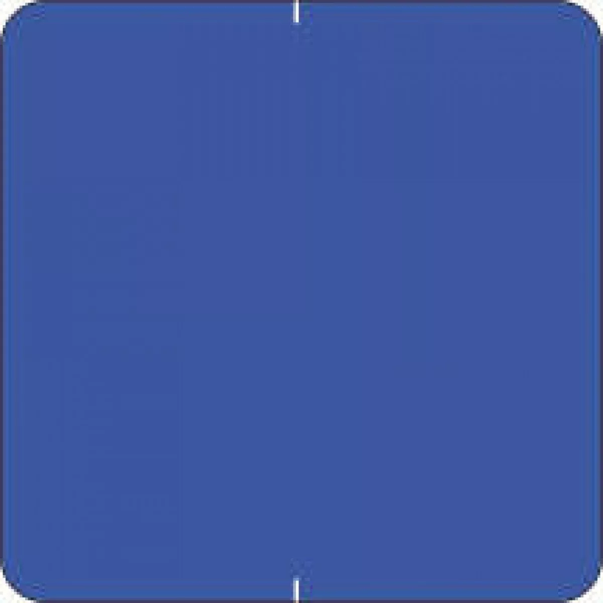 Ames Compatible Color Code Label Solid 1 7/8" X 1 7/8" Dark Blue Permanent - 1000 Per Roll
