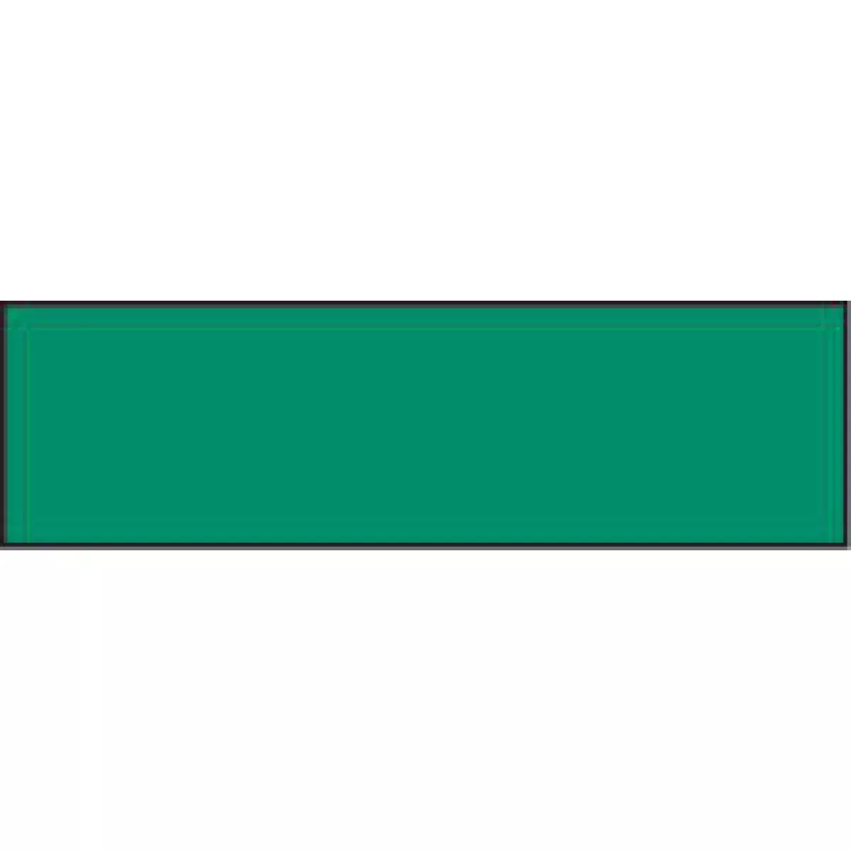 Ames Compatible Small Color Code Label Solid 1 3/4" X 1/2" Green Mylar Permanent - 1000 Per Roll