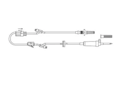 AMS Primary Solution Set with Universal Spike Drip Chamber