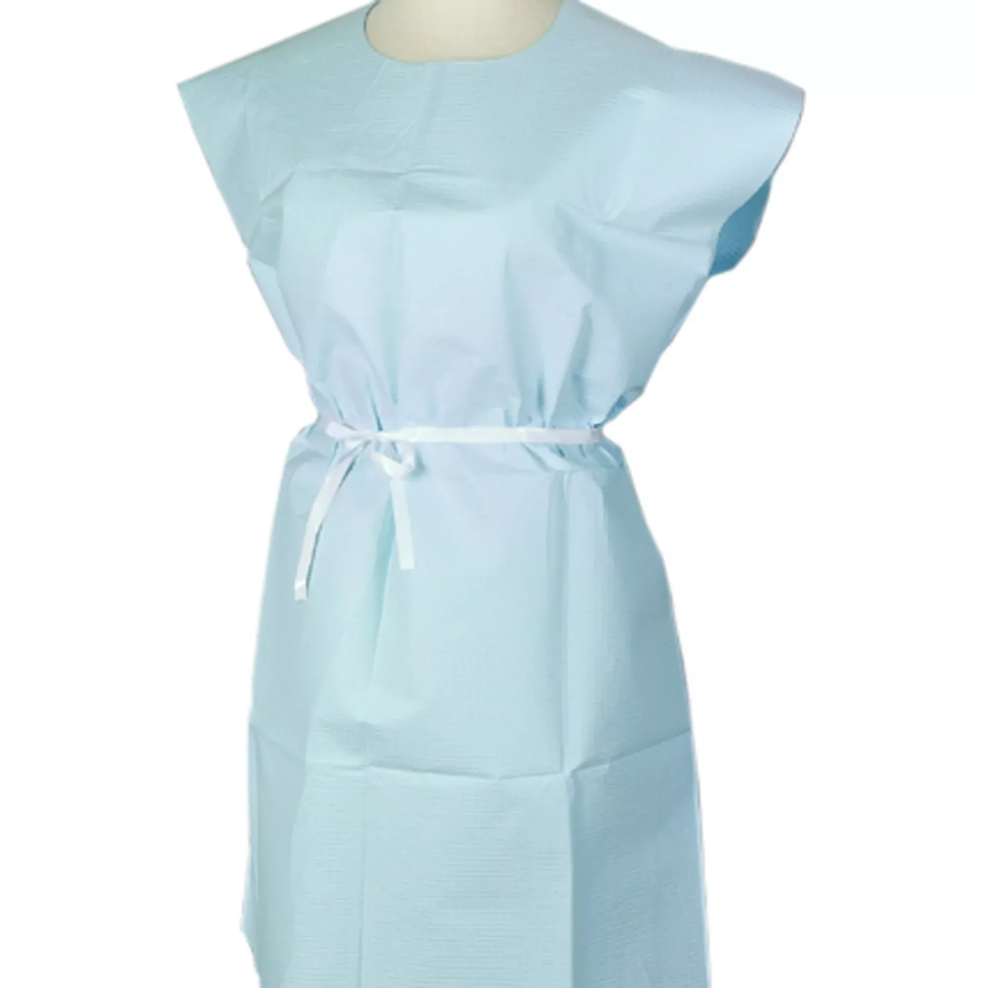 Apex™ Patient Exam Gown, Medium/Large, Blue