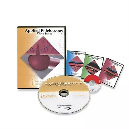 Applied Phlebotomy DVD Series Set: DVDs 1, 2, 3, and 4