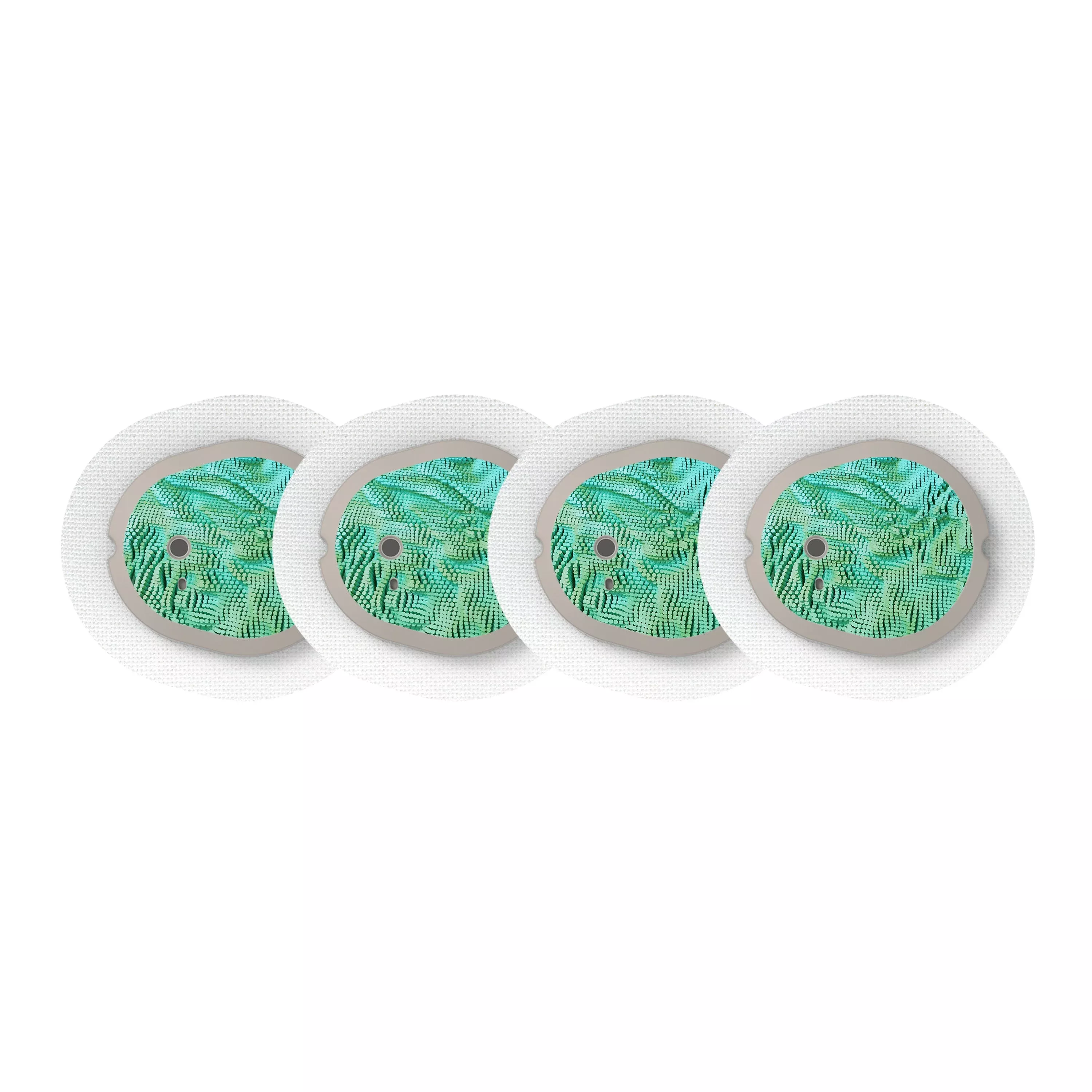 Aqua Ripple Sticker Designed for the DEXCOM G7 and Stelo Transmitter