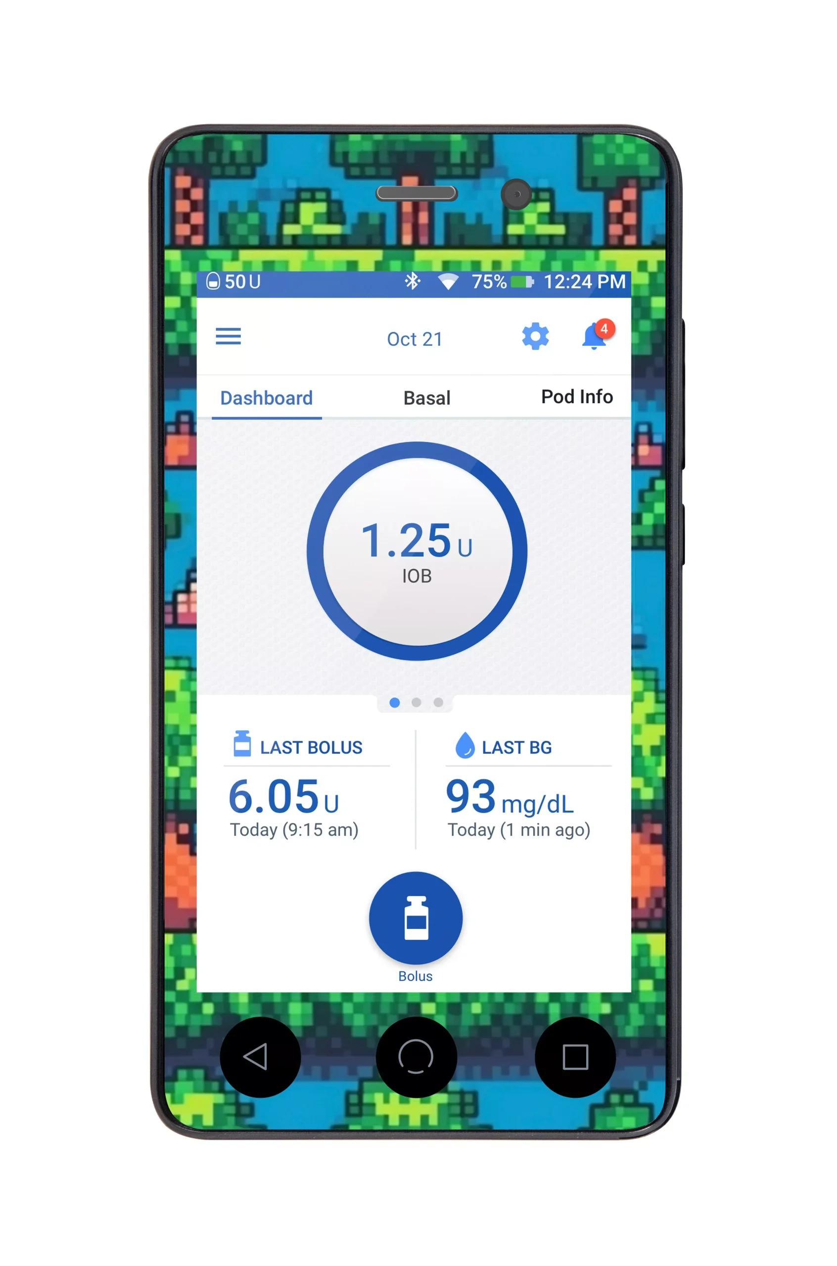 Arcade Sticker for Omnipod DASH PDM – Pump Peelz