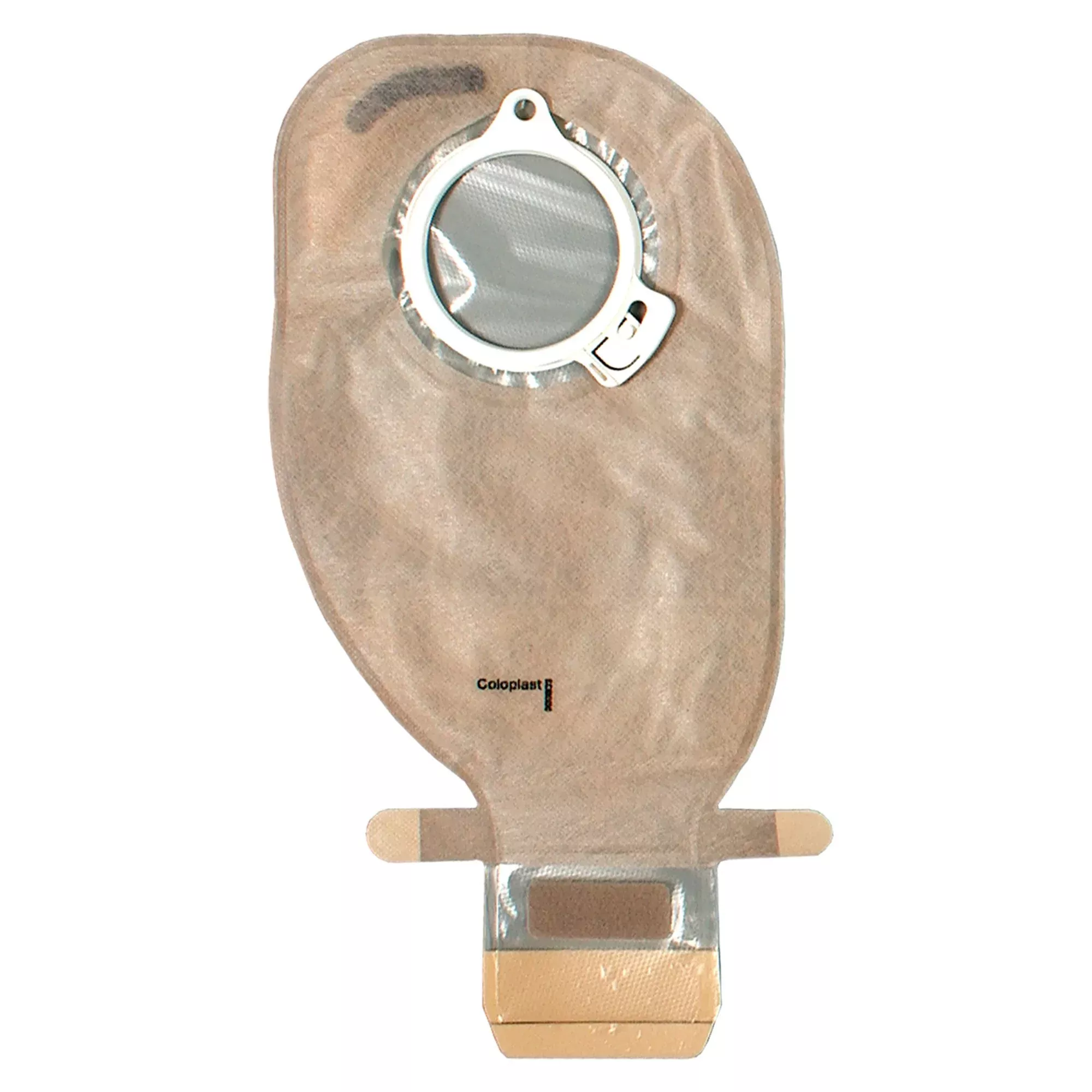 Assura Original Two-Piece Transparent Colostomy Pouch, Blue Match
