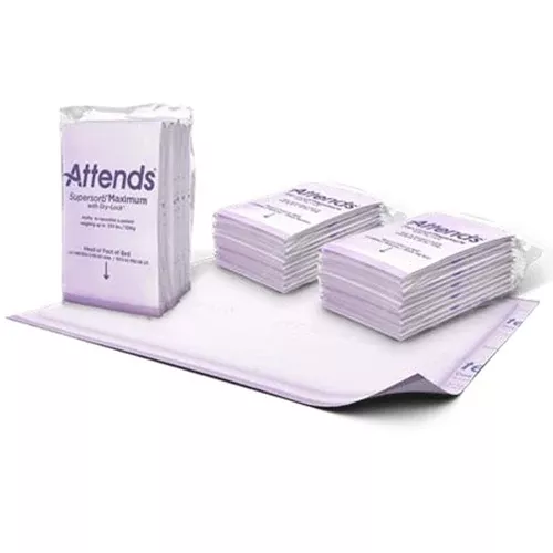 Attends Supersorb Maximum with Dry-Lock Underpads30x36