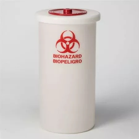 Autoclavable Biohazard Container 15gal - 13"Dia x 27"H (not shown)
