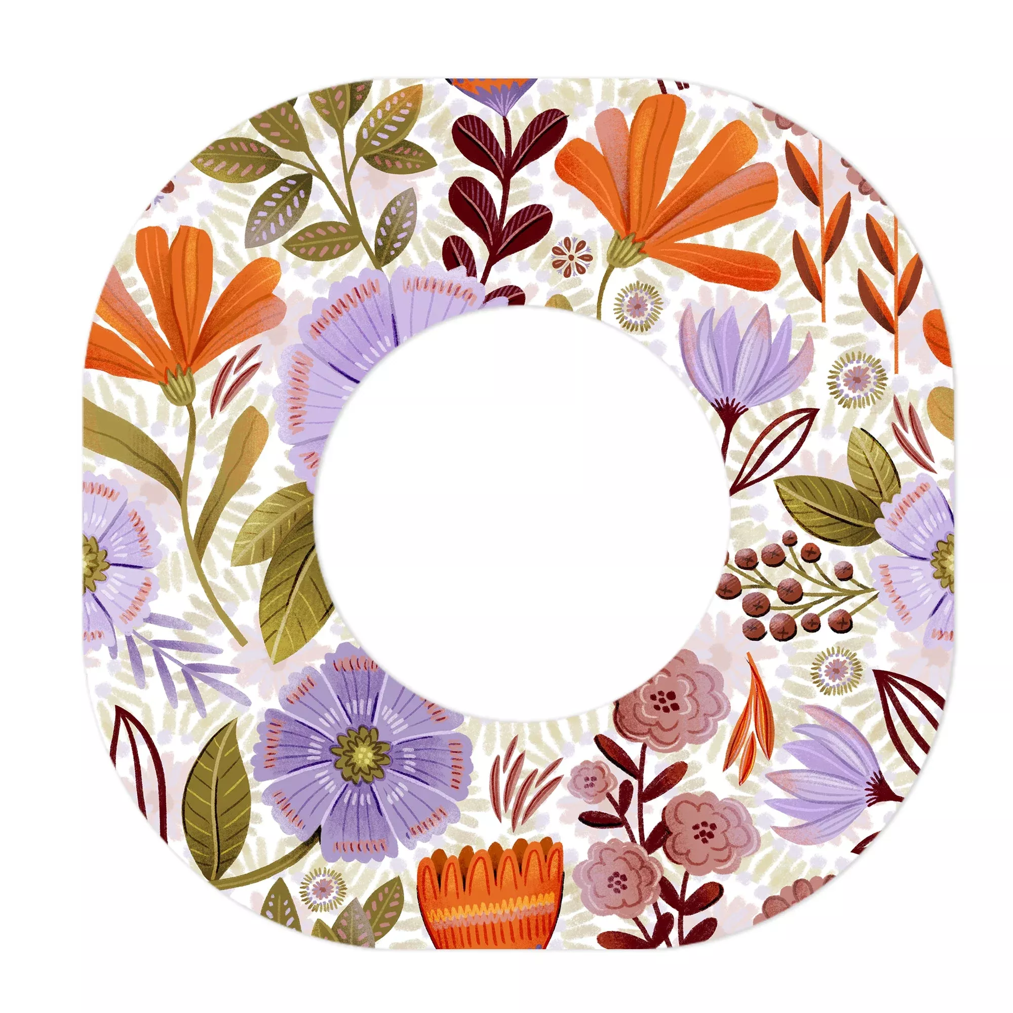Autumn Meadow Dexcom G7 and Stelo Patch Tape - Pump Peelz
