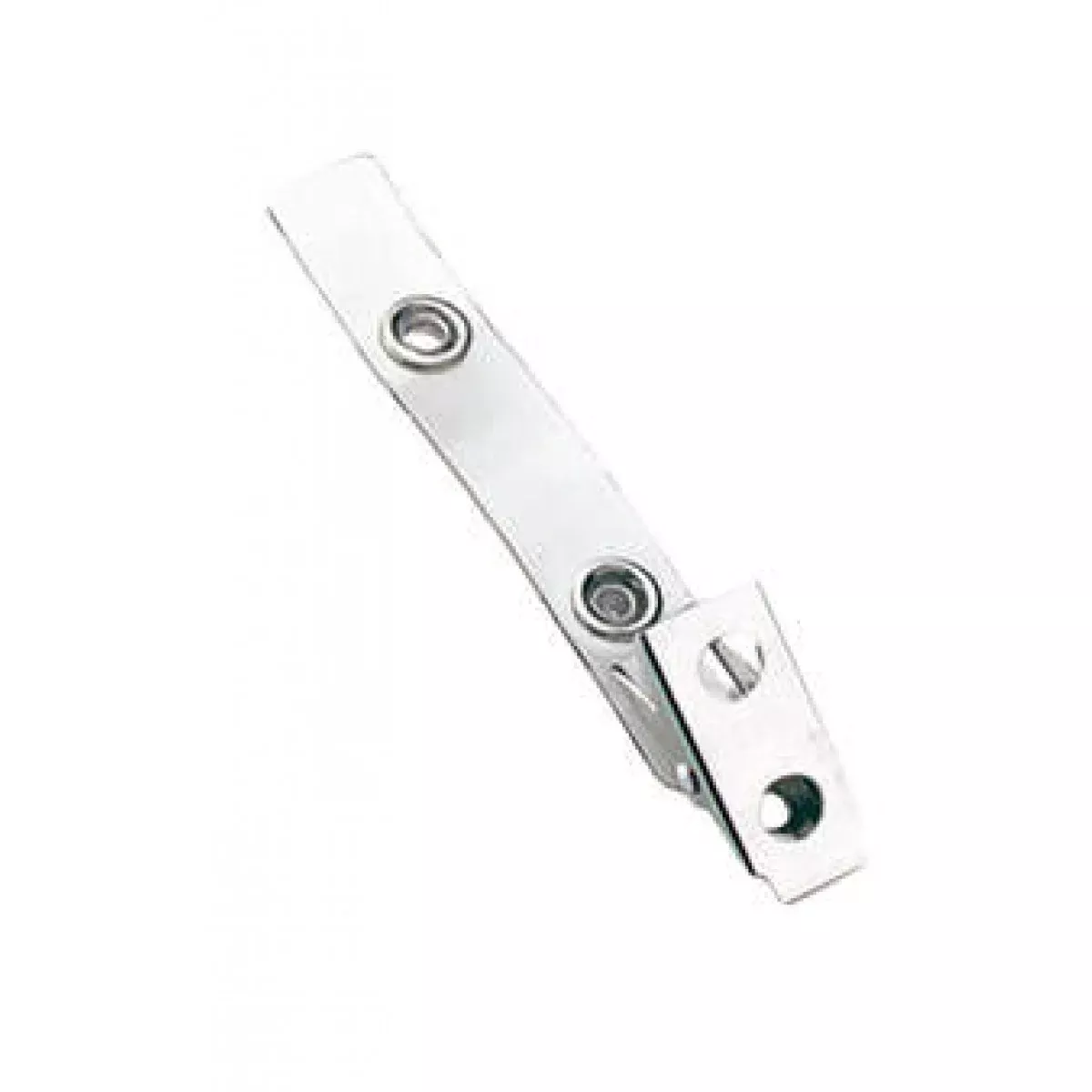 Badge Clip (Vinyl) 2 3/4" Long Clear - 100 Per Package