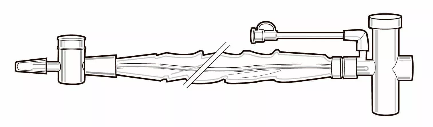 Ballard Closed Suction Catheter, Tracheostomy Type, 21.3 Inch Length