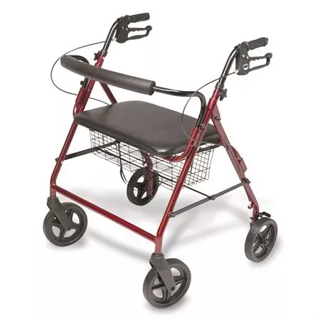 Bariatric Walker Bariatric Imperial Walkabout Rollator - Black Aluminum