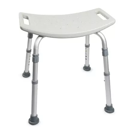 Bath Bench McKesson Without Arms Aluminum Frame Without Backrest 19-1/4 Inch Seat Width - M-1073632-4704 - Case of 4