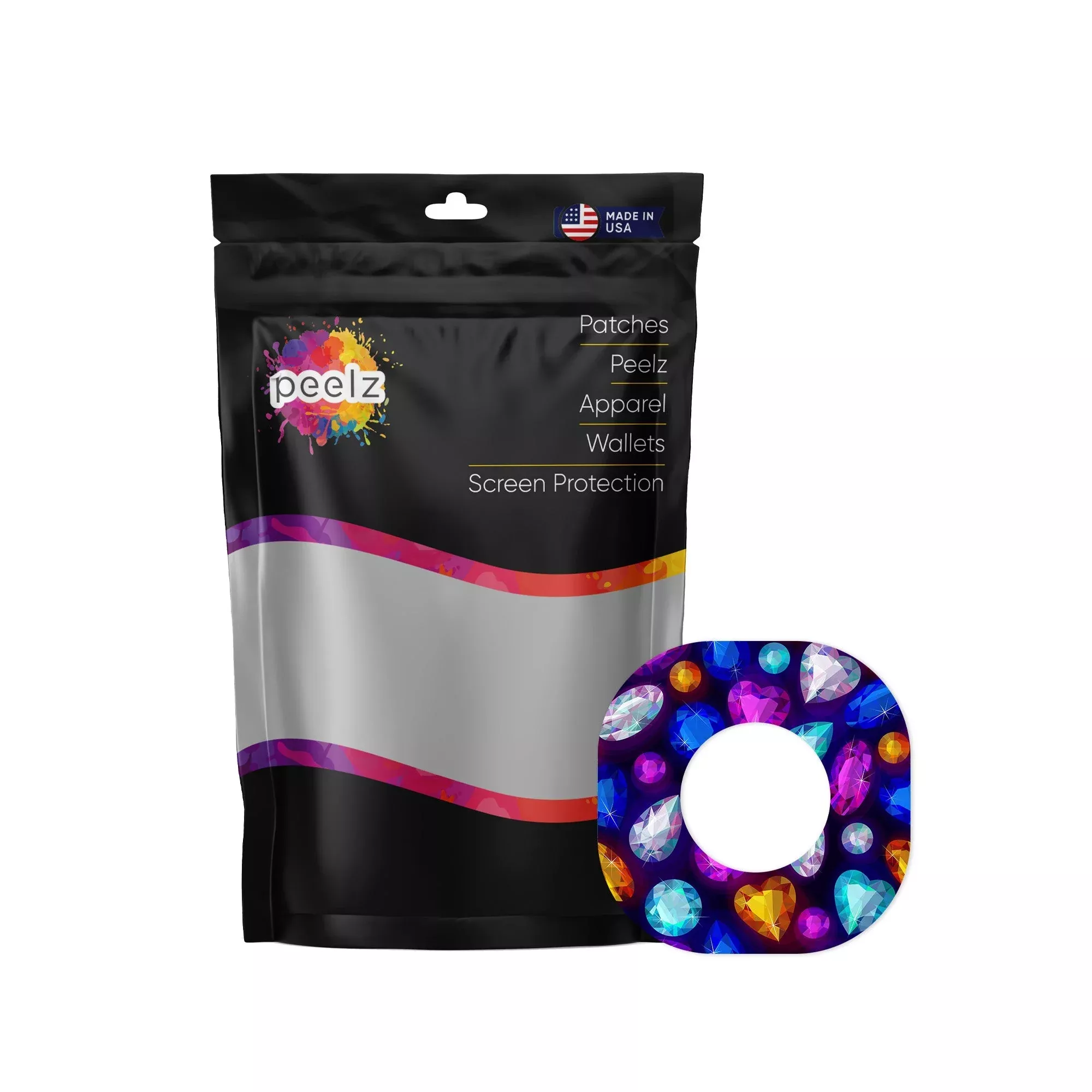 BejeweledDexcom G7 and Stelo Patch Tape - Pump Peelz