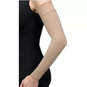 Bella Lite Arm Sleeve with Silicone Band, 20-30 mmHg, Small, Regular, Beige