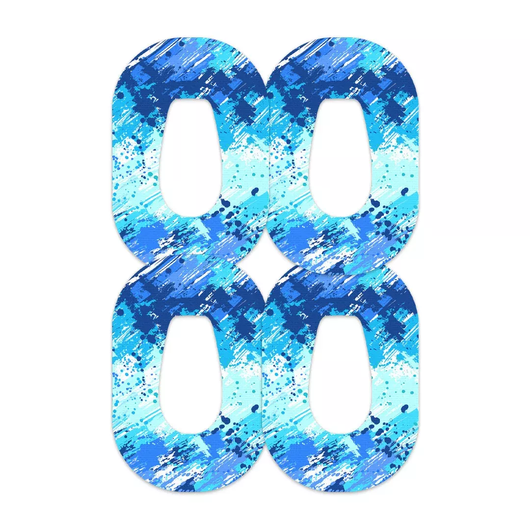 Beta Blue Dexcom G6 Patch Tape - Pump Peelz