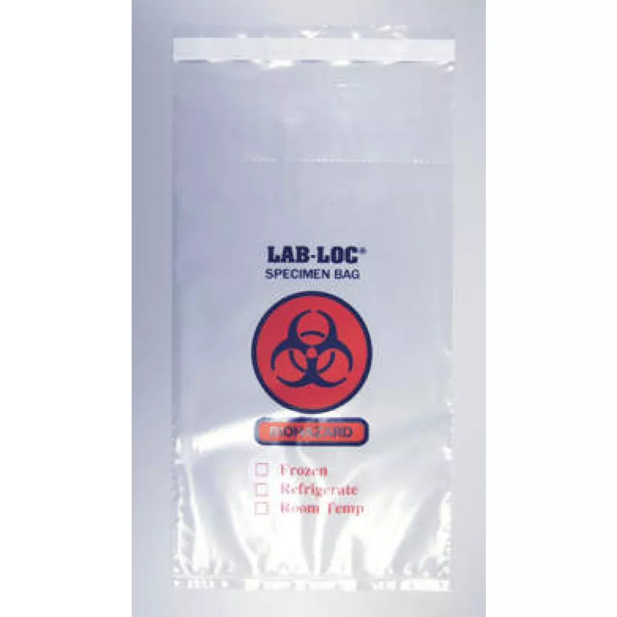 Biohazard Bag With Paperwork Pocket 2Mil Tamper-Evident Silver With Orange Plastic 12" X 15" 1000 Per Case