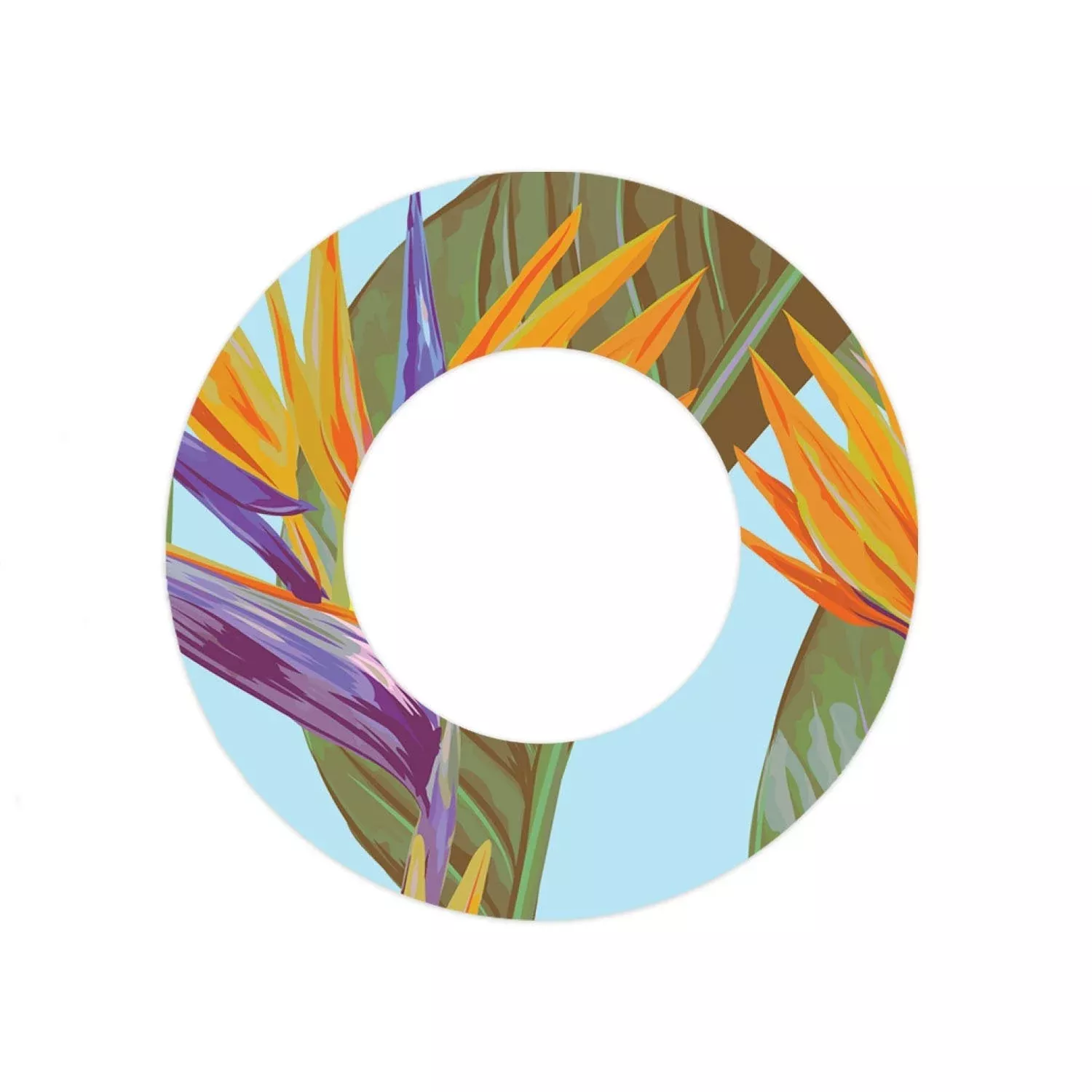 Birds of Paradise PatchTape Designed for the FreeStyle Libre 2