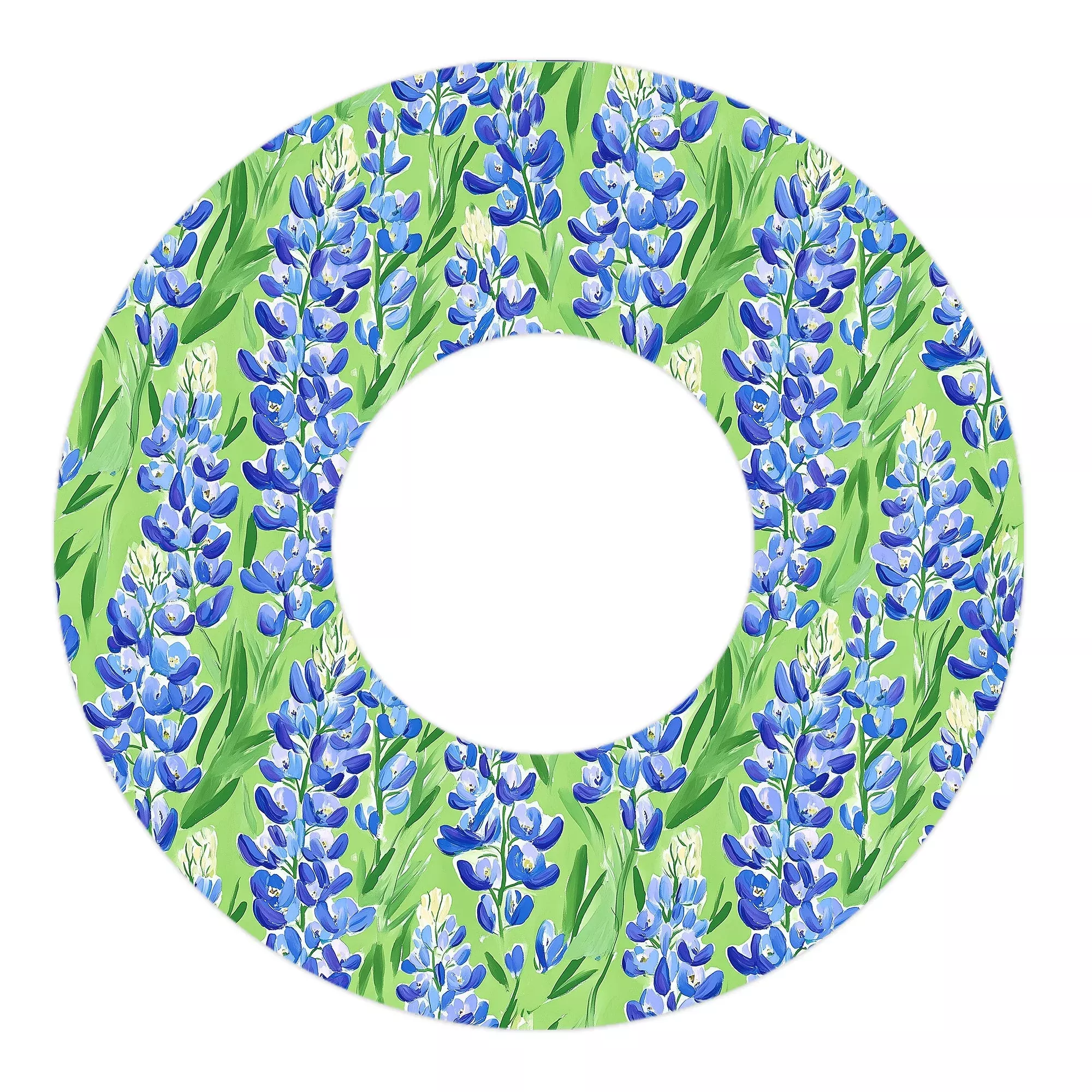 Blue Blooms Freestyle Libre 2 Patch Tape - Pump Peelz