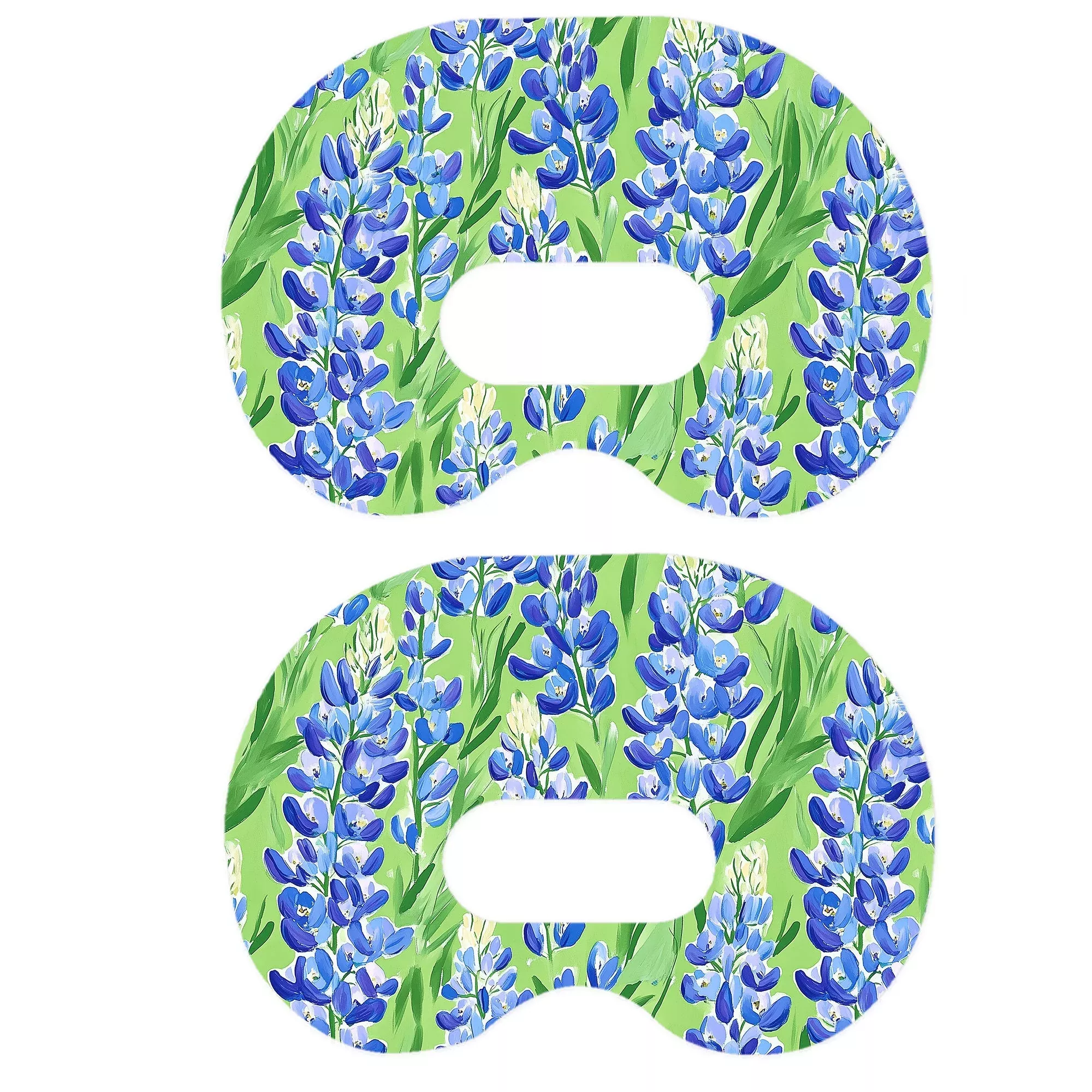 Blue Blooms Patch Tape Designed for the Medtronic CGM