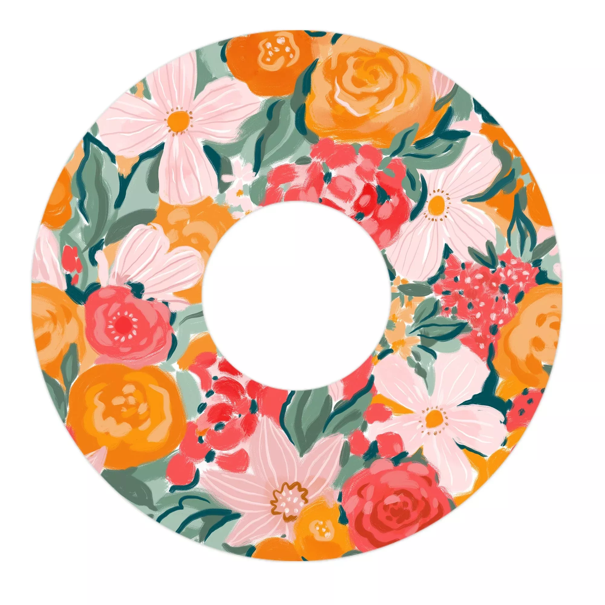 Blush Blossom Patch Tape Designed for the FreeStyle Libre 3 Plus & Lingo