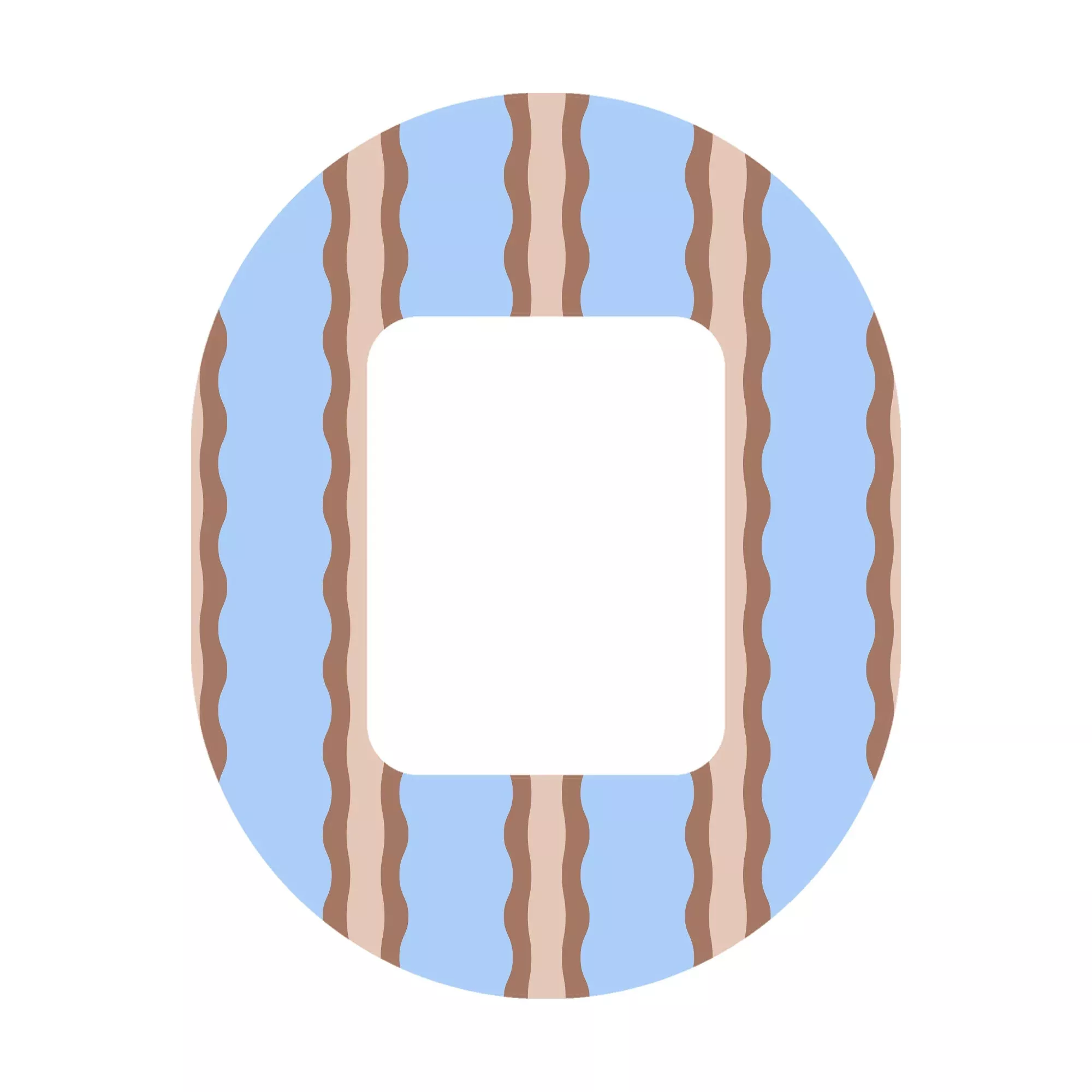 Boardwalk Waves Tandem Mobi Decorative Patch Tape - Pump Peelz