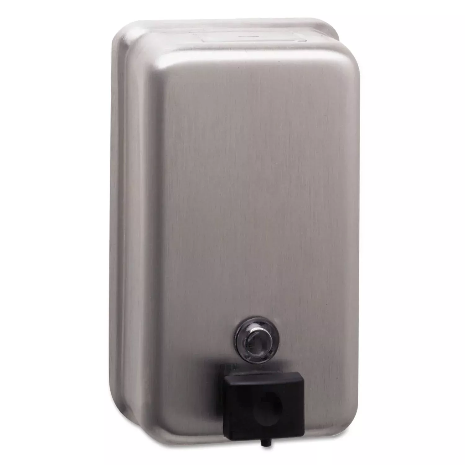 Bobrick ClassicSeries Surface-Mounted Soap Dispenser, 40 oz, 4.75 x 3.5 x 8.13, Stainless Steel