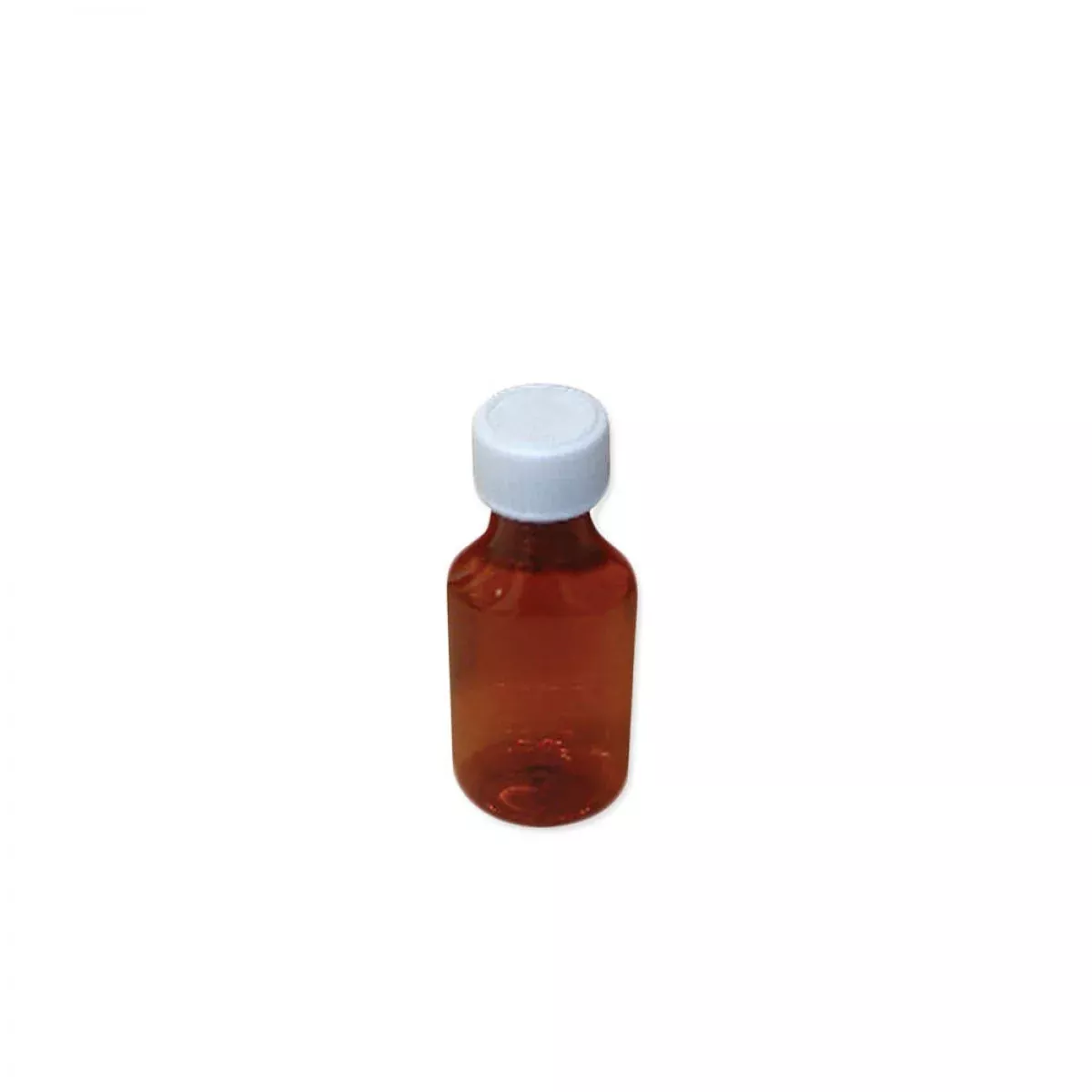 Bottle With Child-Resistant Cap Plastic 2 Oz Amber 200 Per Box