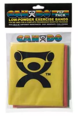 CanDo Exercise Band and Tubing PEP Retail Packs