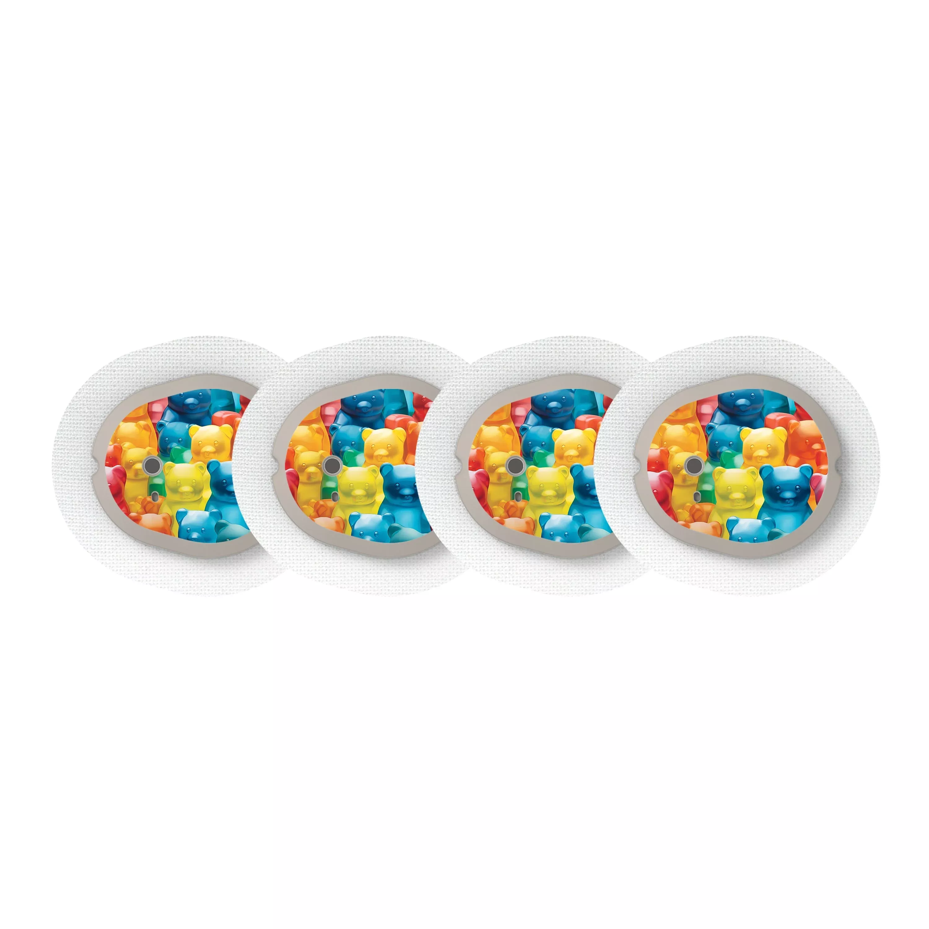 Candy Bears Sticker Designed for the DEXCOM G7 and Stelo Transmitter