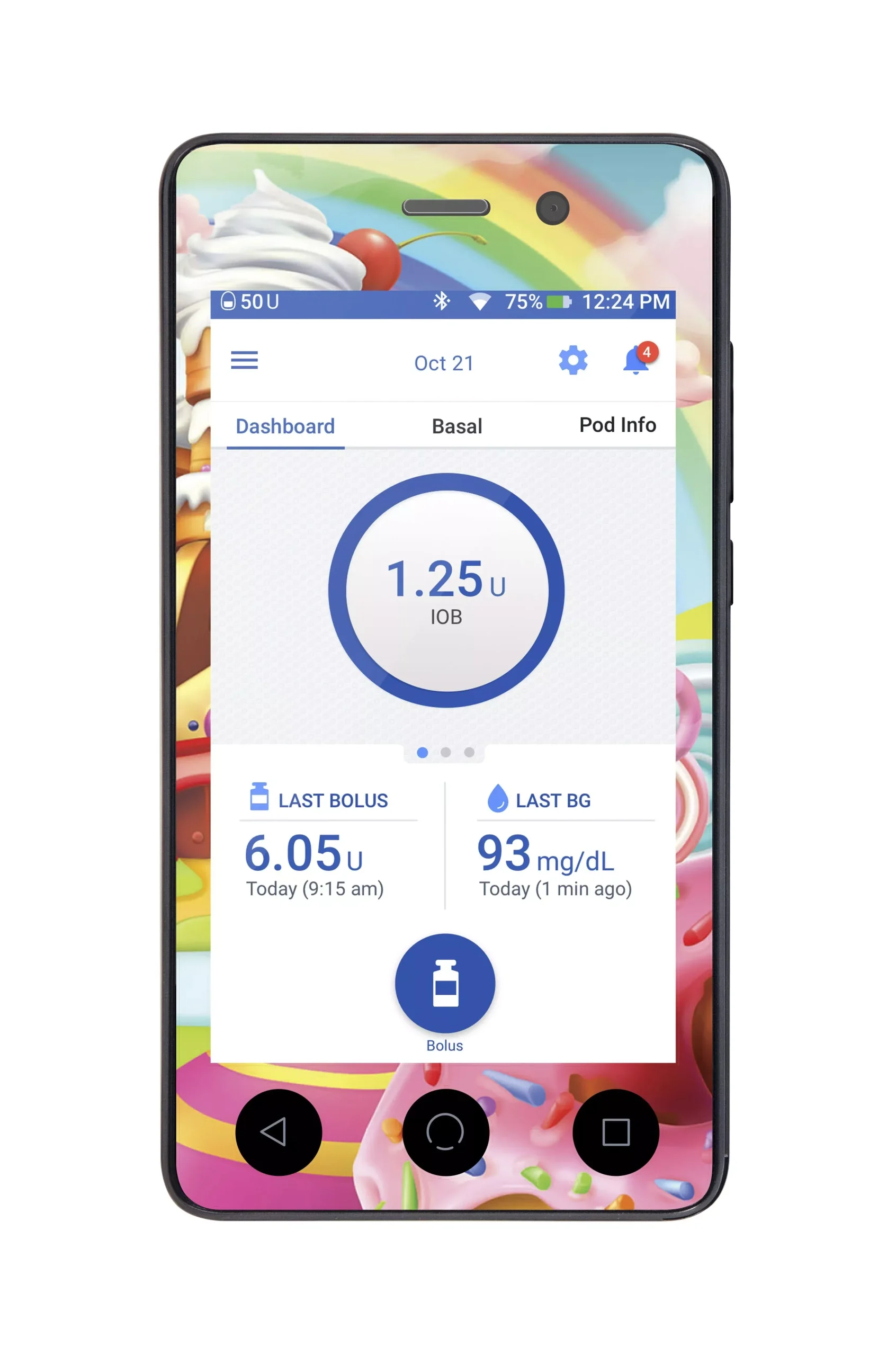 Candy Castle Sticker for Omnipod DASH PDM – Pump Peelz