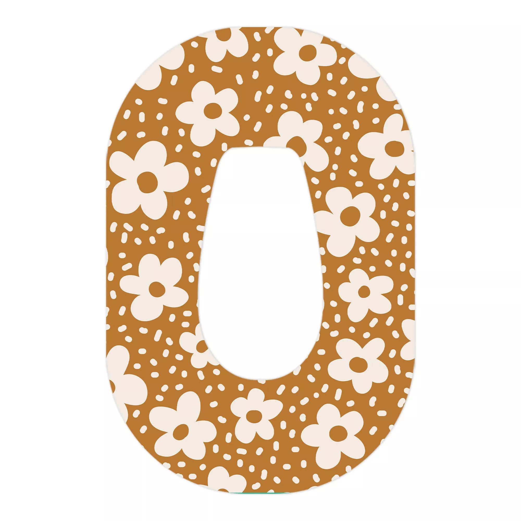 Caramel Daisies Dexcom G6 Patch Tape - Pump Peelz